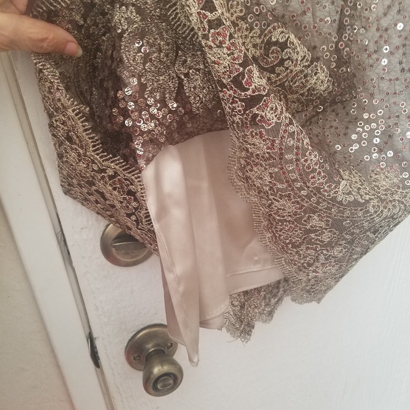 NICOLE MILLER Metallic  Cocktail Dress - Picture 6 of 8